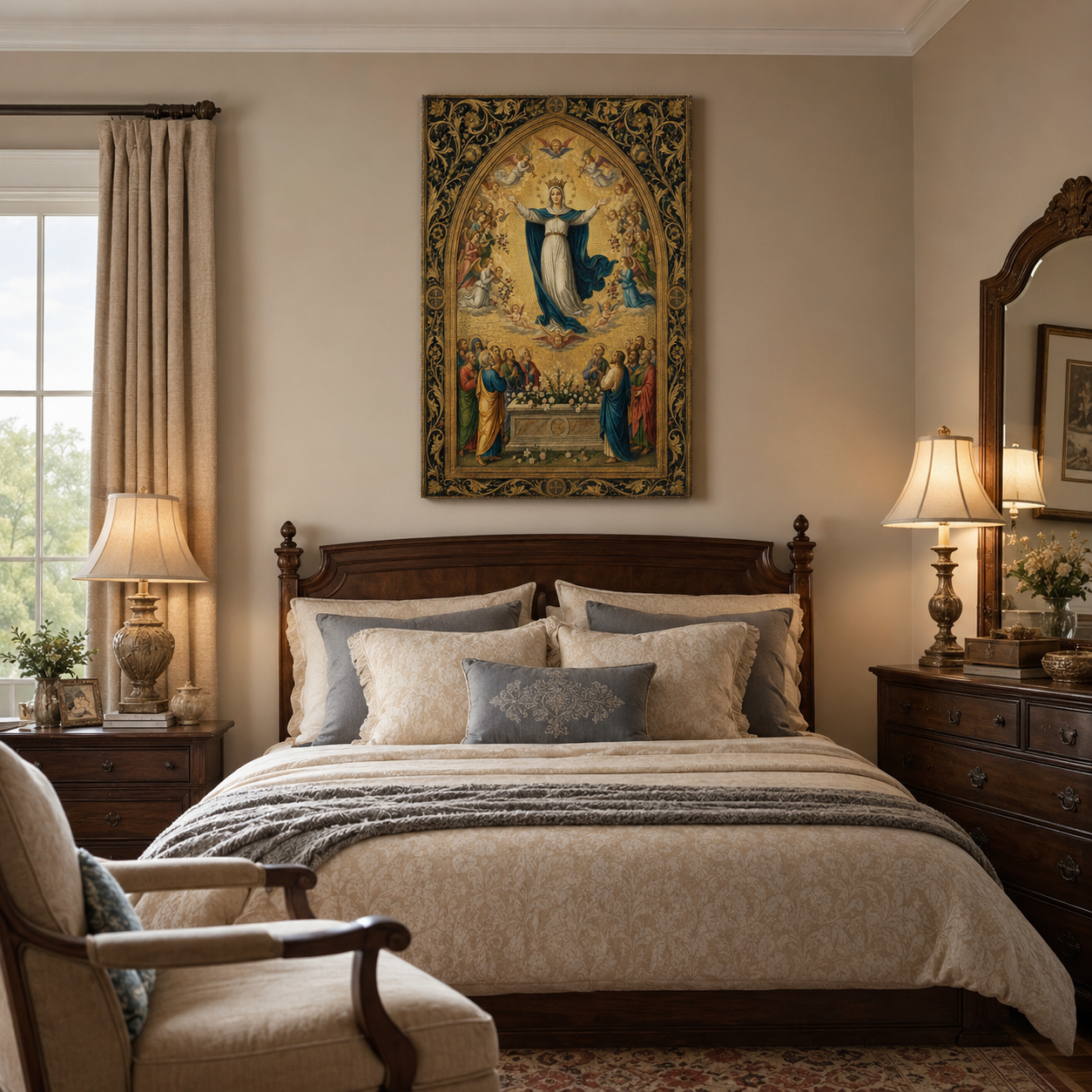 The Assumption of Mary Canvas Print - Bring Peace Into Your Home