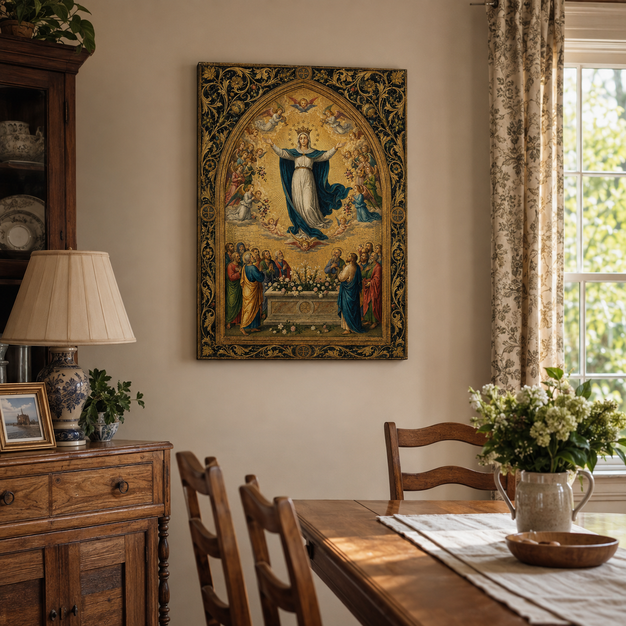 The Assumption of Mary Canvas Print - Bring Peace Into Your Home