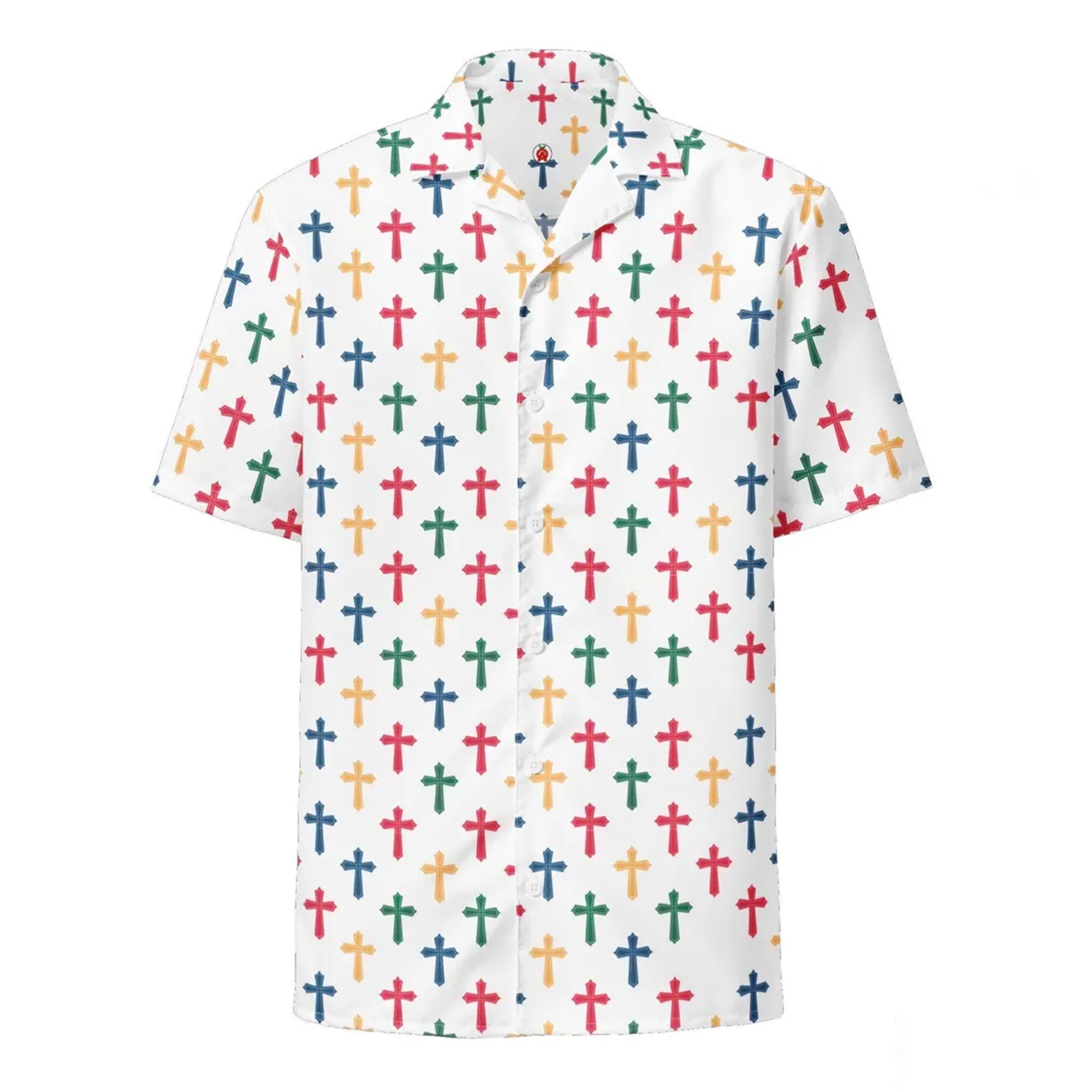 Jesus Cross Hawaiian Shirt, Christian Faith All Over Print Aloha Shirt, Religious Summer Shirt