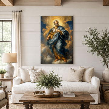 Saint Paul the Apostle Canvas Print, Christian Saint Wall Art, Catholic Faith Home Decor Gift