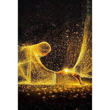 Faith in Him Canvas Print, Inspirational Christian Wall Art, Jesus Faith Decor, Spiritual Home Artwork