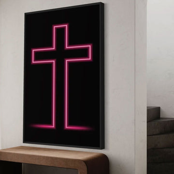 God Is Good Bible Verse Canvas Print, Trendy Christian Wall Art, Jesus Faith Decor, Inspirational Scripture Artwork