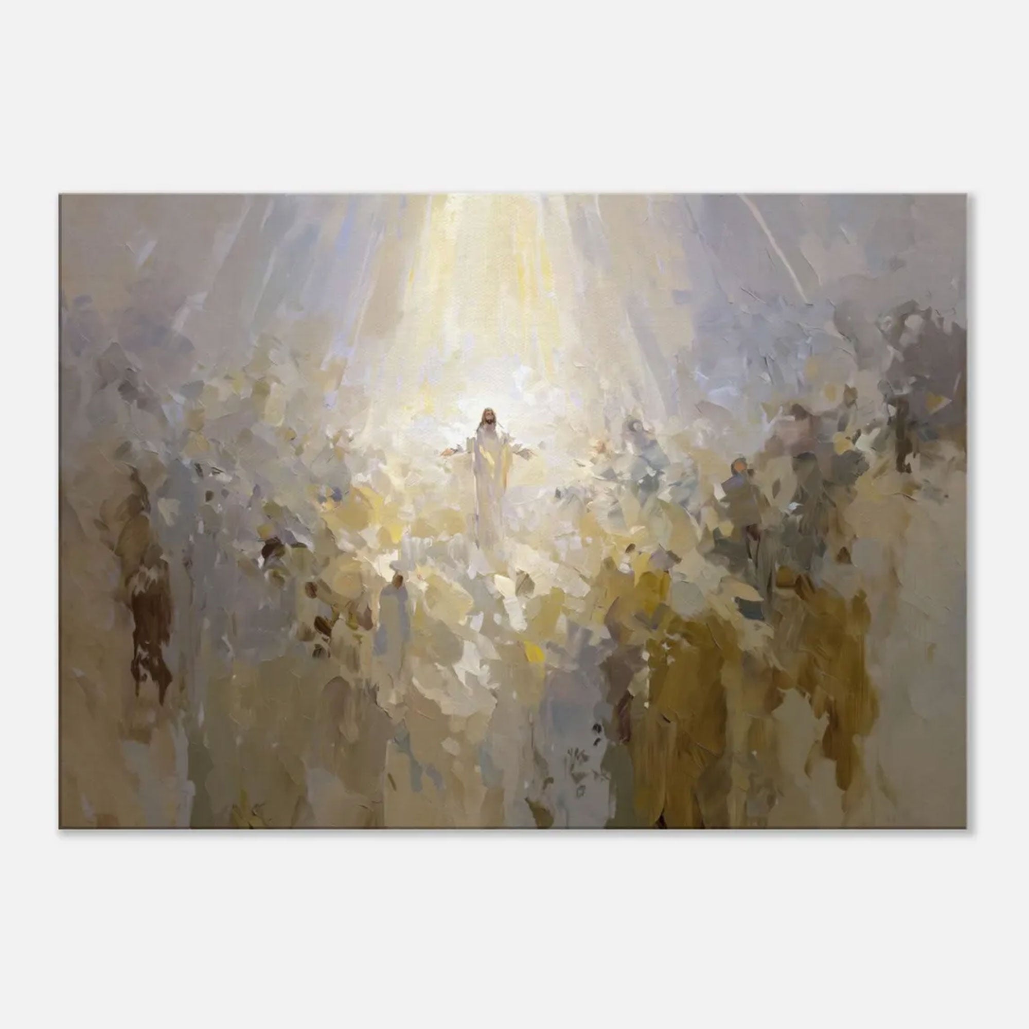 Jesus Canvas Print, Modern Christian Wall Art, Spiritual Home Decor, Contemporary Faith Artwork, Inspirational Religious Gift