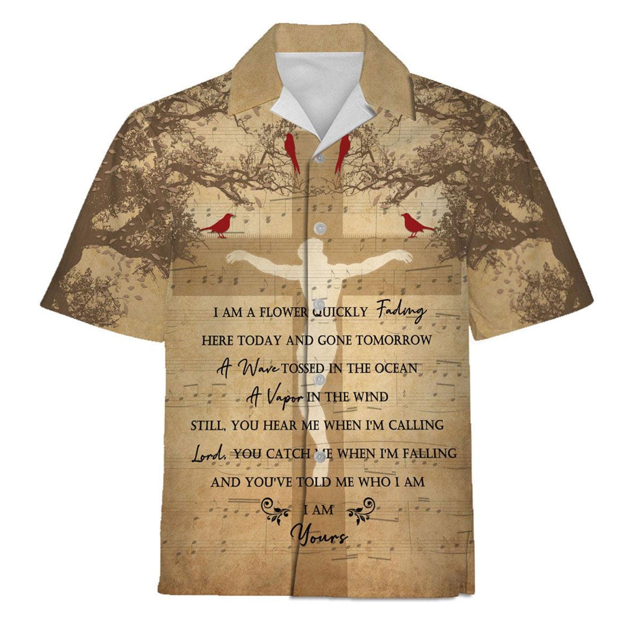 Who Am I Jesus Hawaiian Style Shirt, Christian Faith Gift, Encouraging Religious Apparel