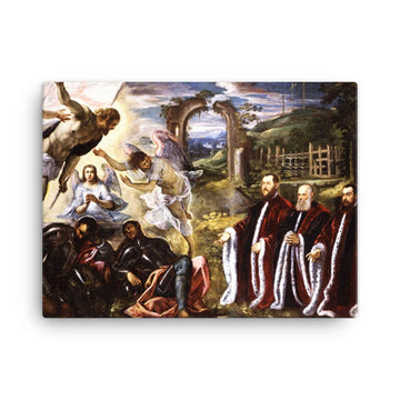 The Risen Christ Canvas Print, Tintoretto Wall Art, Resurrection of Jesus Painting, Venetian Renaissance Religious Art, Christian Faith Decor, Inspirational Gift