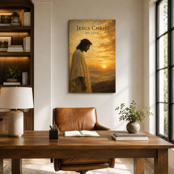Jesus Christ My Lord Canvas Print, Christian Home Decor