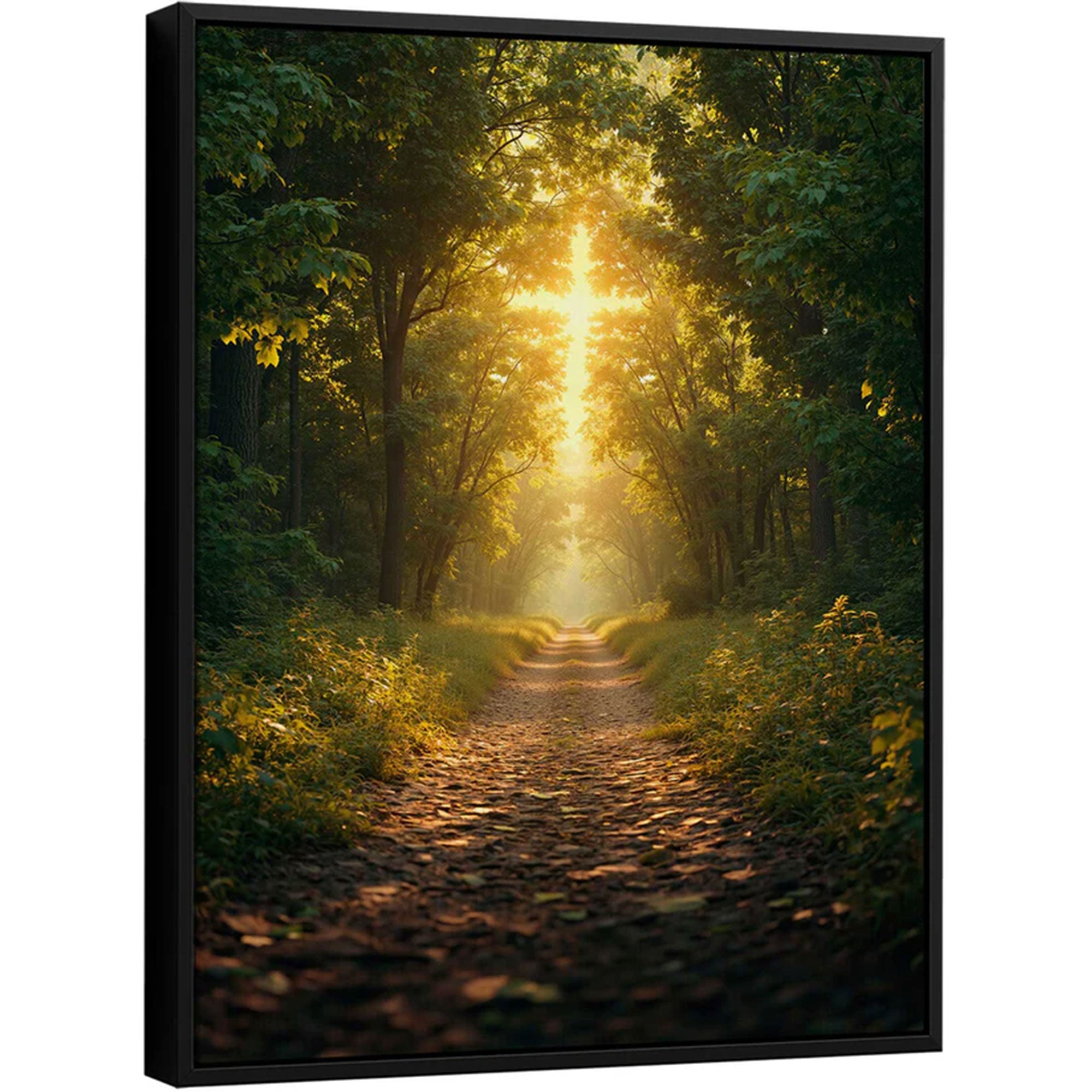 Path of Faith Canvas Print, Spiritual Landscape Wall Art, Christian Journey Decor, Inspirational Faith Artwork