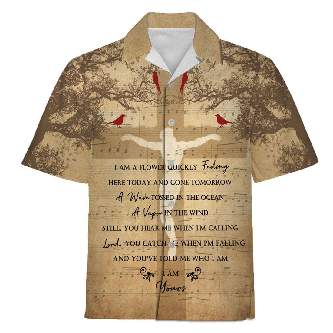 Who Am I Jesus Hawaiian Style Shirt, Christian Faith Gift, Encouraging Religious Apparel