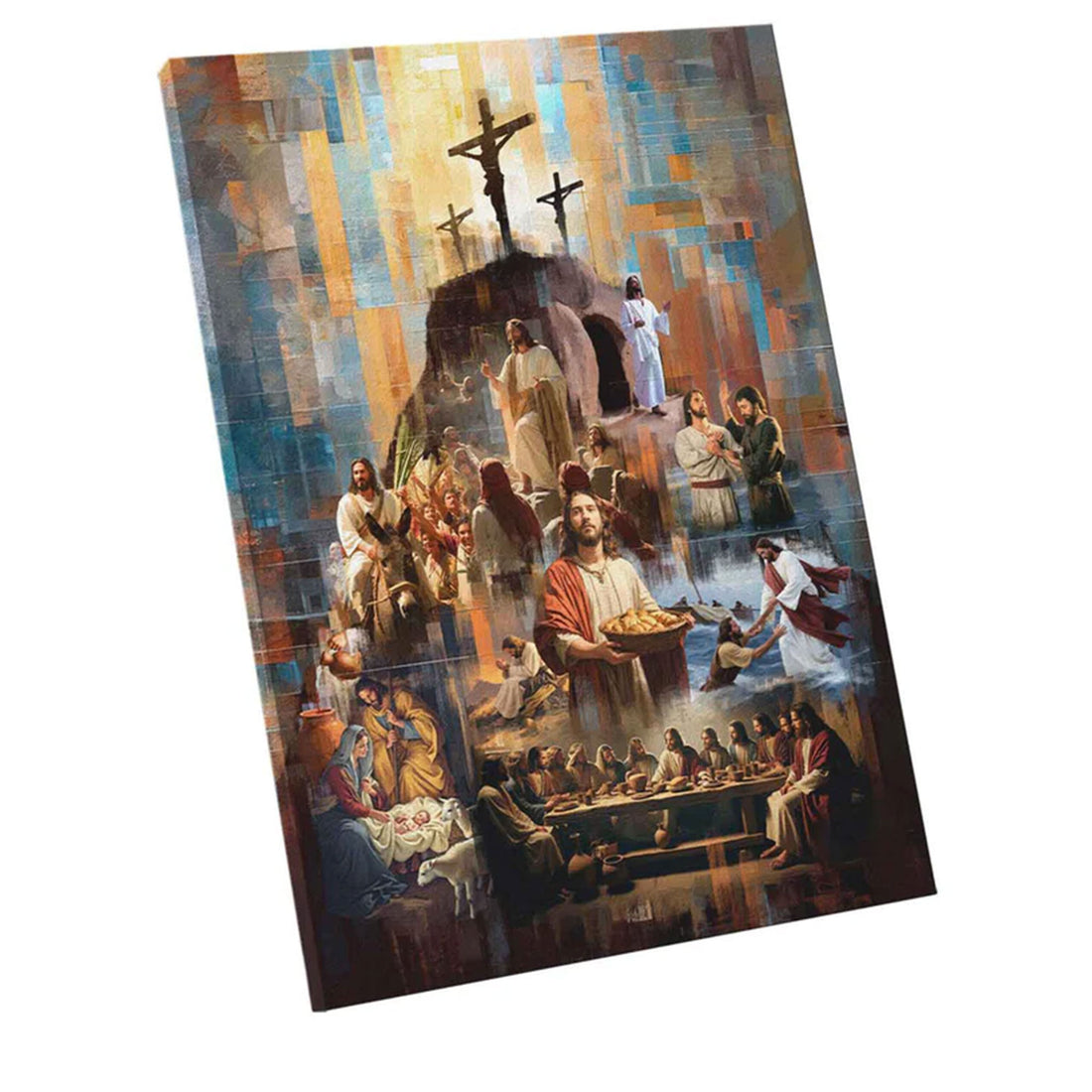 The Legacy of Christ Canvas Print, Jesus Religious Wall Art, Christian Faith Decor, Inspirational Spiritual Artwork