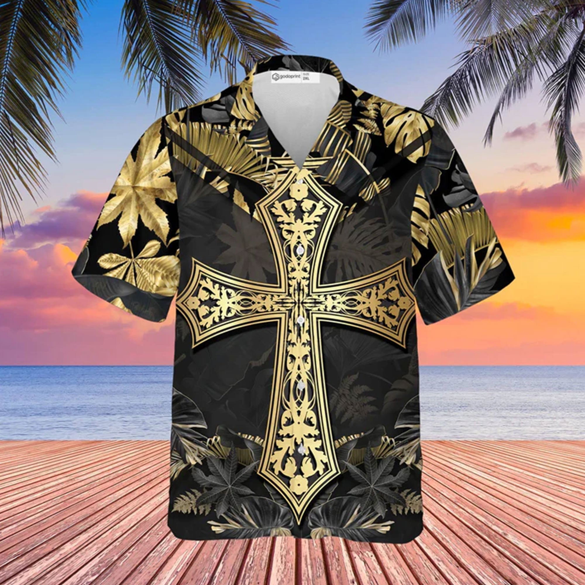 Jesus Laid Down His Life for His Friends Hawaiian Shirt, Christian Faith Aloha Shirt, Religious Apparel