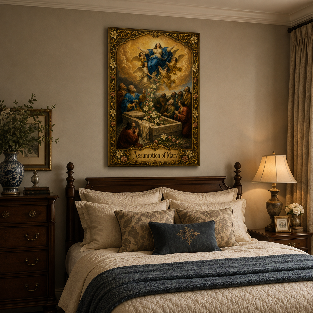 Assumption of Mary Canvas Print - A Daily Reminder of Hope & Faith