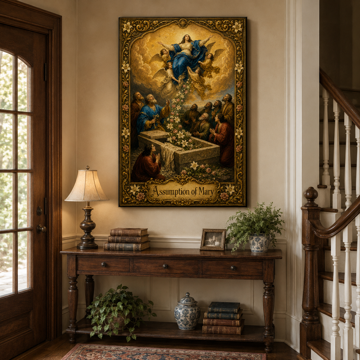 Assumption of Mary Canvas Print - A Daily Reminder of Hope & Faith