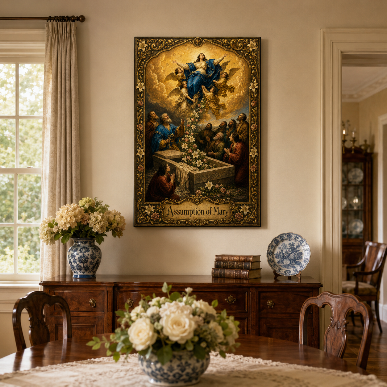 Assumption of Mary Canvas Print - A Daily Reminder of Hope & Faith