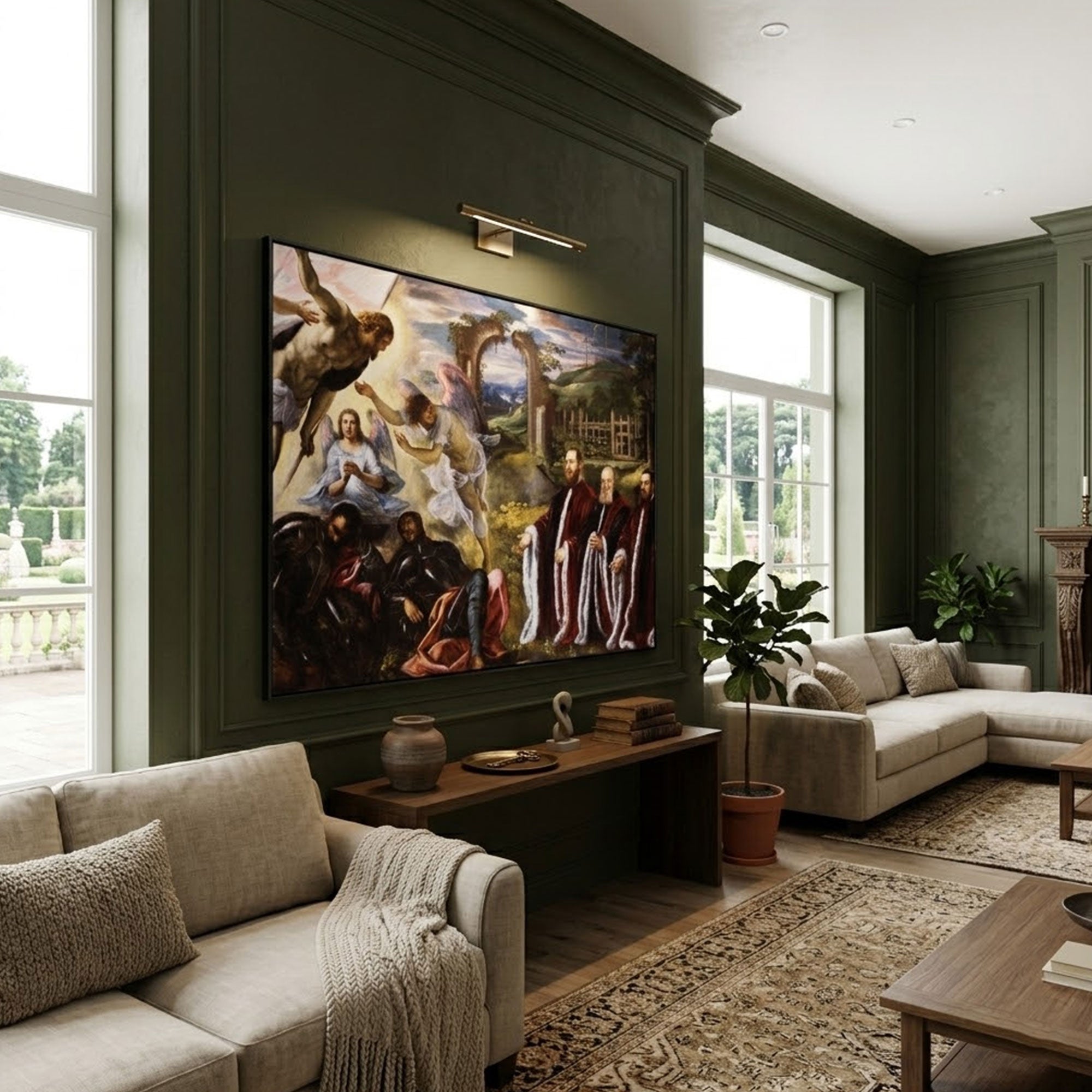 The Risen Christ Canvas Print, Tintoretto Wall Art, Resurrection of Jesus Painting, Venetian Renaissance Religious Art, Christian Faith Decor, Inspirational Gift