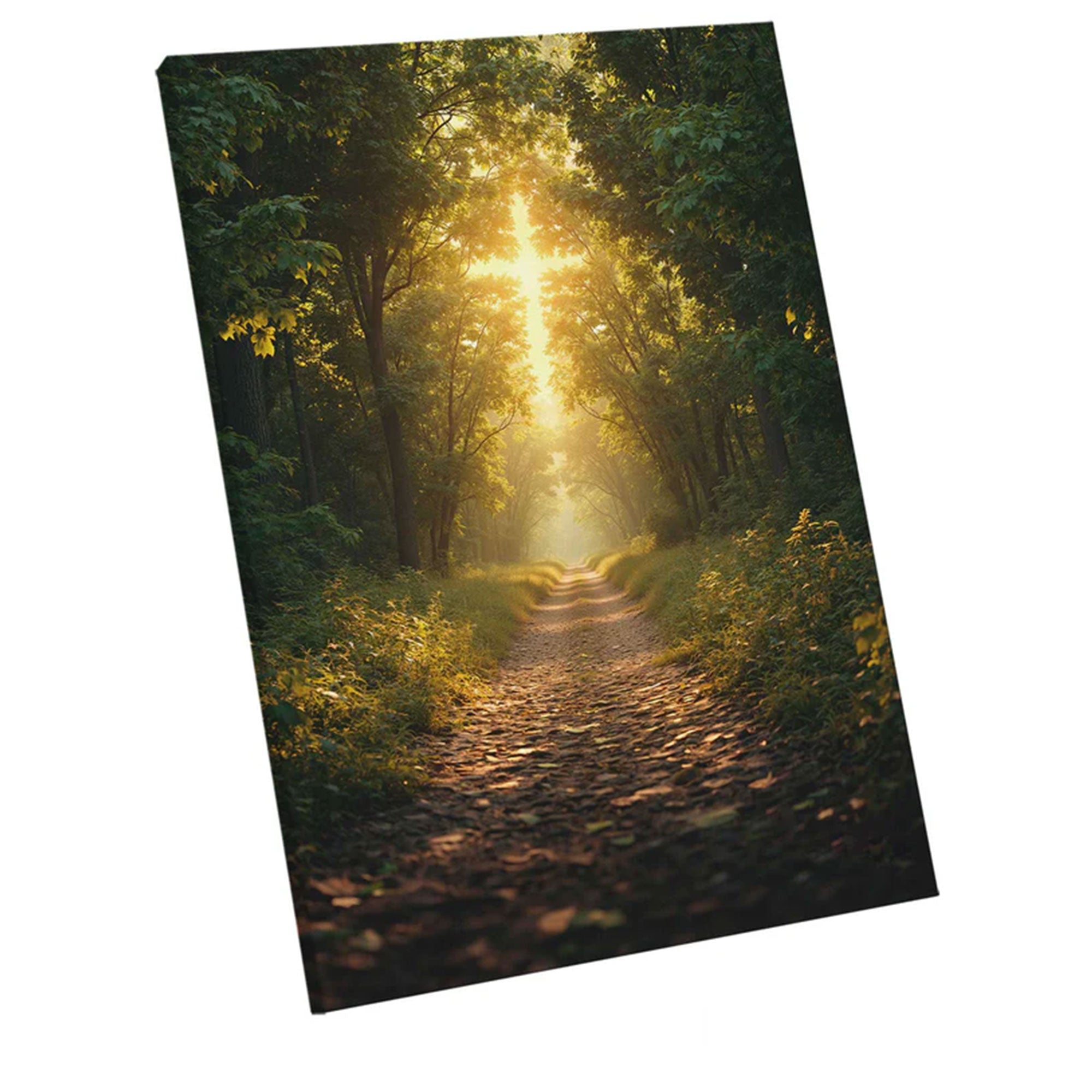 Path of Faith Canvas Print, Spiritual Landscape Wall Art, Christian Journey Decor, Inspirational Faith Artwork