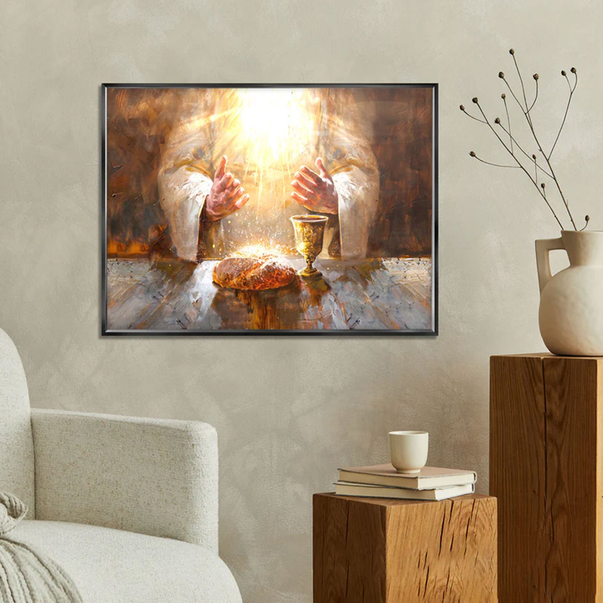 The Legacy of Christ Canvas Print, Jesus Religious Wall Art, Christian Faith Decor, Inspirational Spiritual Artwork