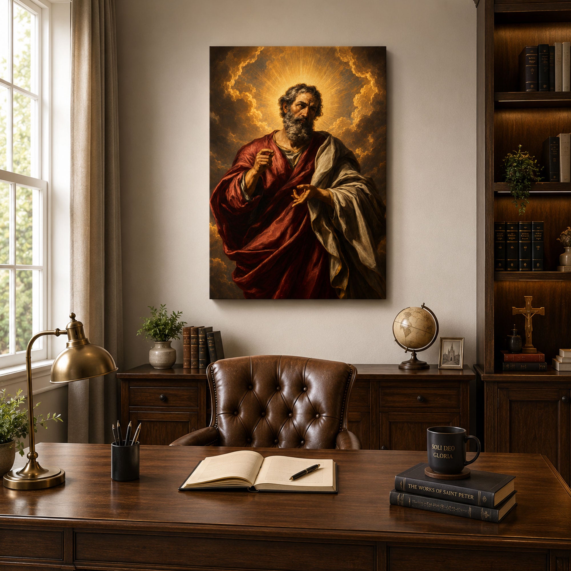 Saint Bartholomew the Apostle Canvas Print, Classical Catholic Wall Art