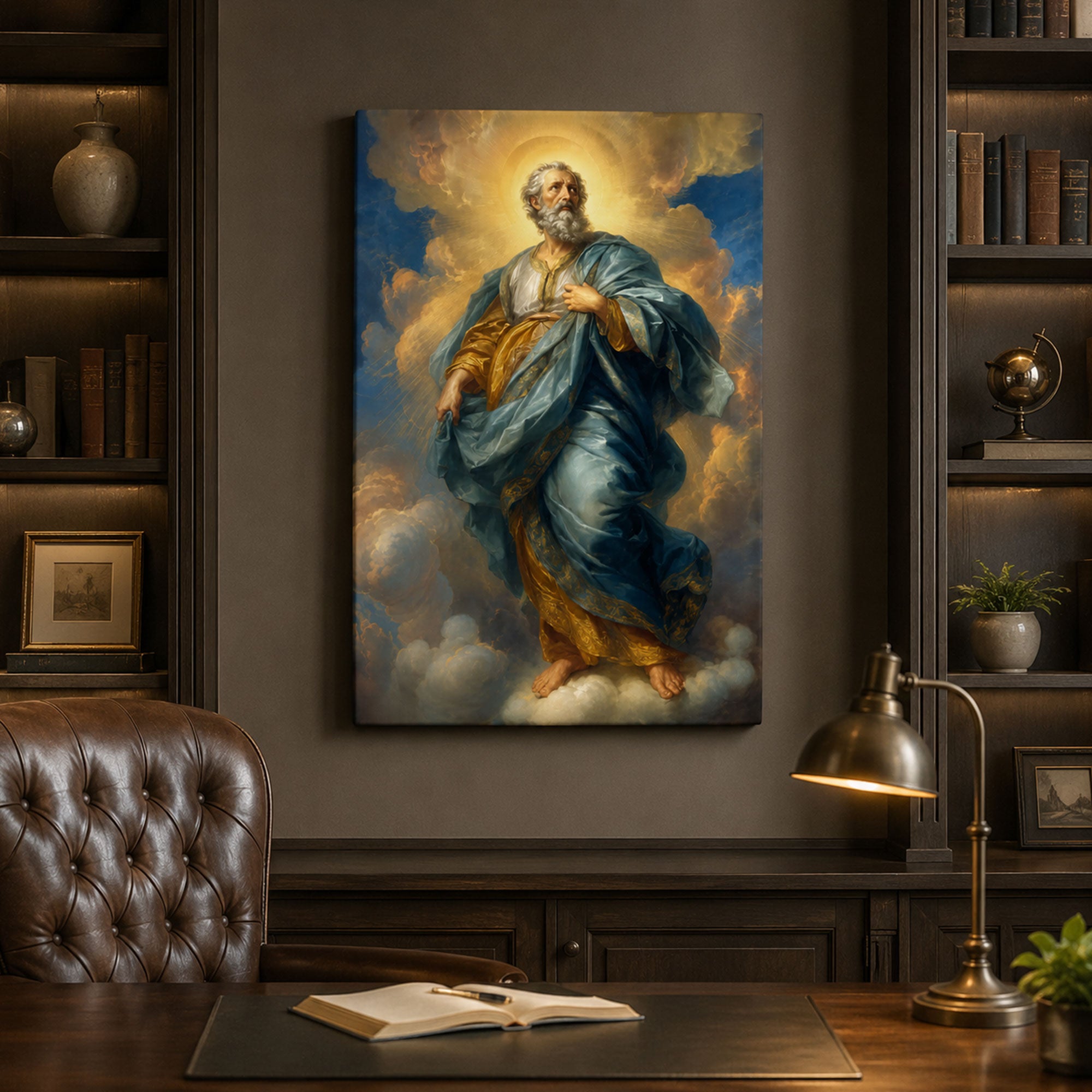 Saint Paul the Apostle Canvas Print, Christian Saint Wall Art, Catholic Faith Home Decor Gift
