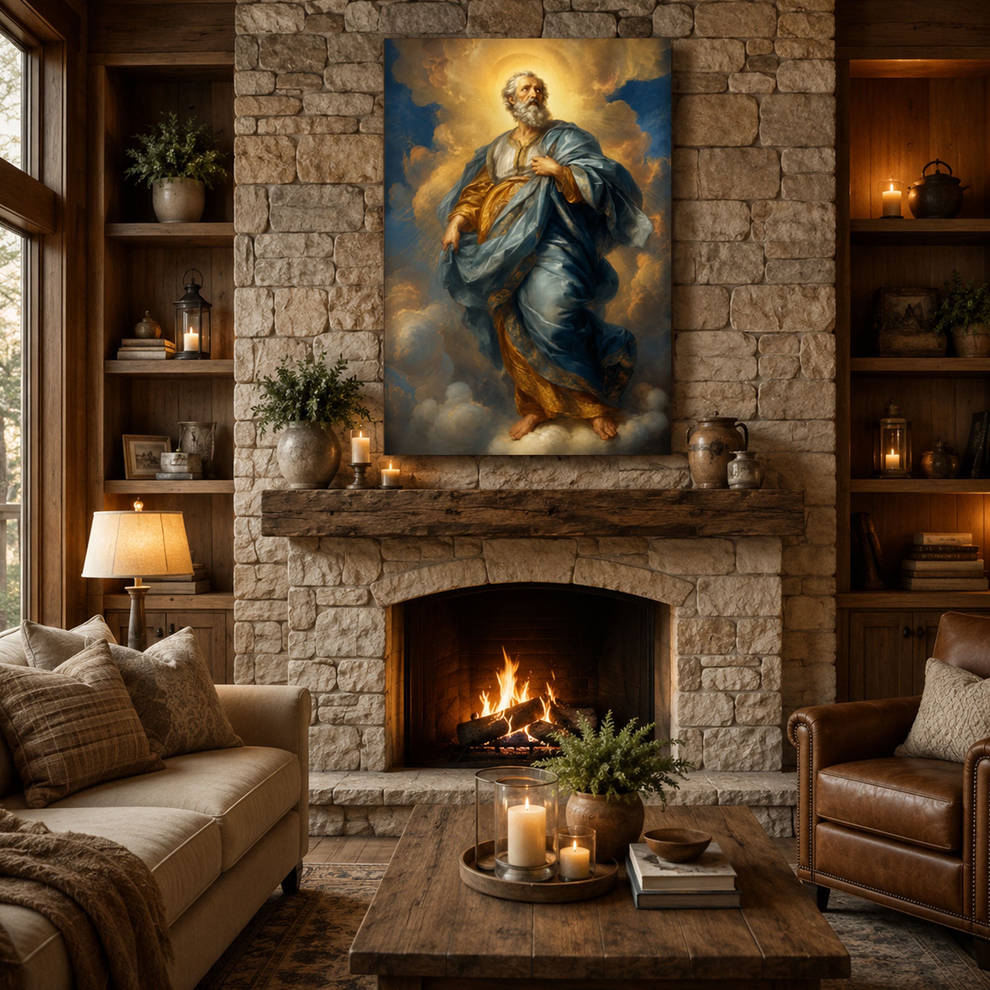 Saint Paul the Apostle Canvas Print, Christian Saint Wall Art, Catholic Faith Home Decor Gift