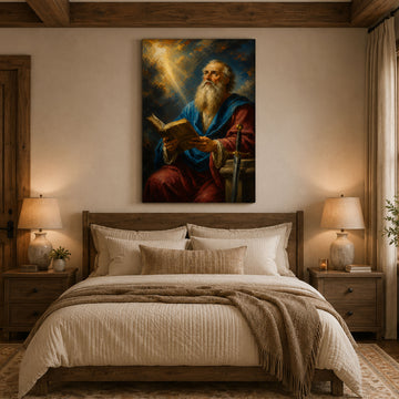 Saint Paul Apostle Canvas Print, Catholic Apostle Wall Art, Faith Home Decor Gift