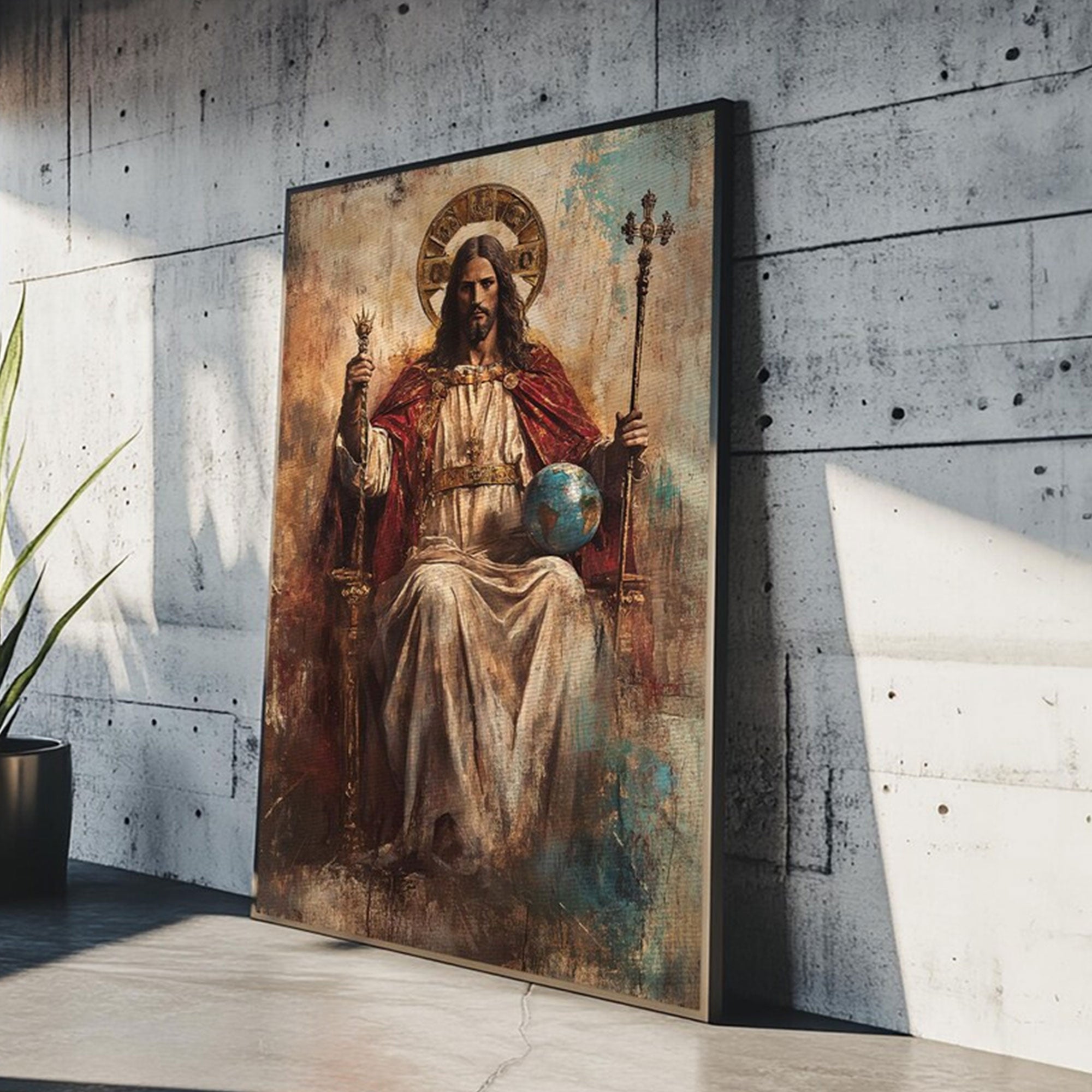 esus Carrying Cross Canvas Print, Christian Wall Art, Catholic Religious Home Decor Gift