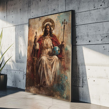 esus Carrying Cross Canvas Print, Christian Wall Art, Catholic Religious Home Decor Gift