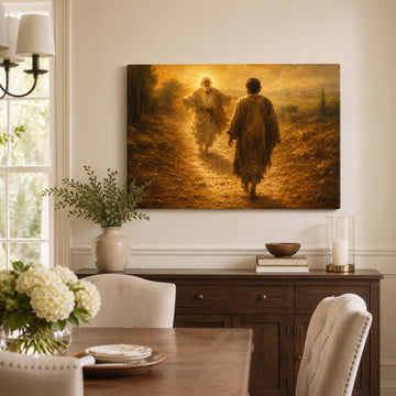 The Father Runs to His Son Canvas Print, Faith Home Decor