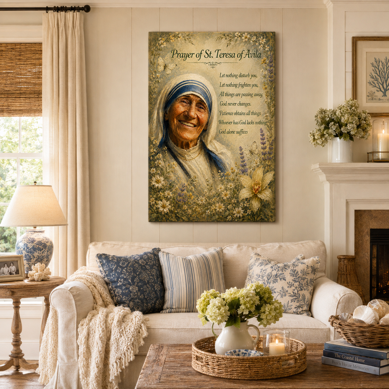 Prayer of St. Teresa of Avila Canvas Print - Let Nothing Disturb You