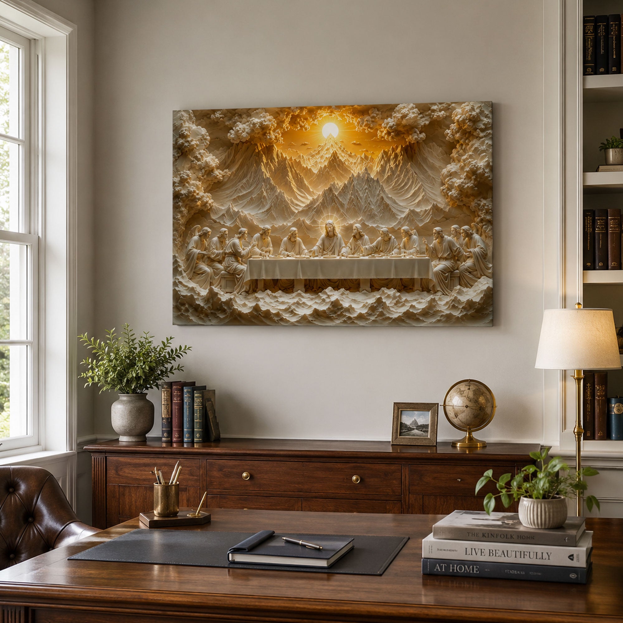 The Last Supper Canvas Print, Christian Home Decor