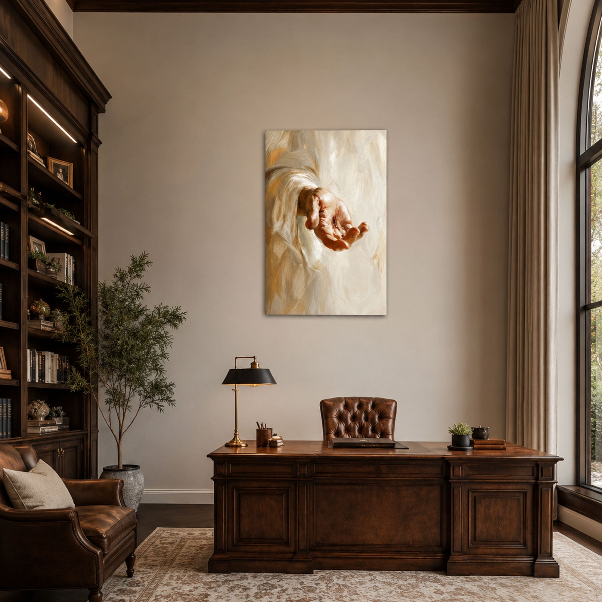 Hand of God Canvas Print, Christian Faith Wall Art, Spiritual Religious Home Decor