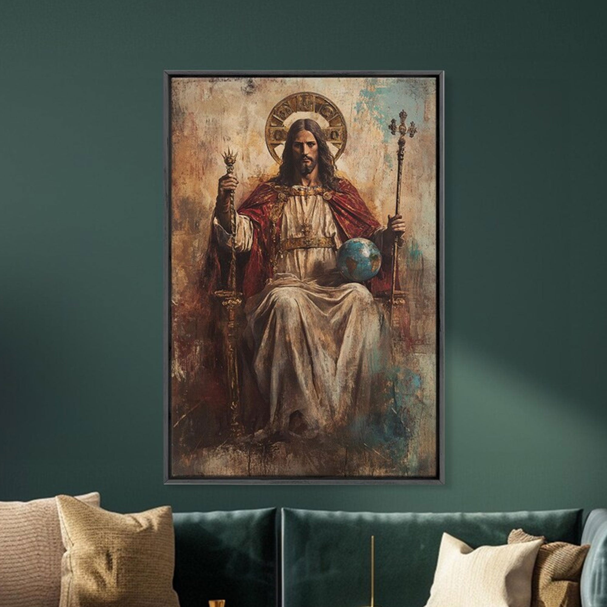 esus Carrying Cross Canvas Print, Christian Wall Art, Catholic Religious Home Decor Gift