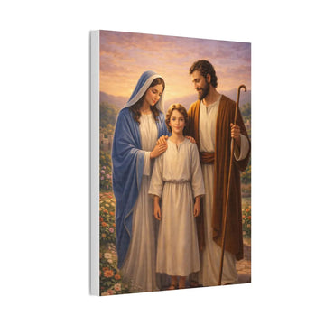 Holy Family Canvas Wall Art, Jesus Mary Joseph Christian Decor, Religious Gift