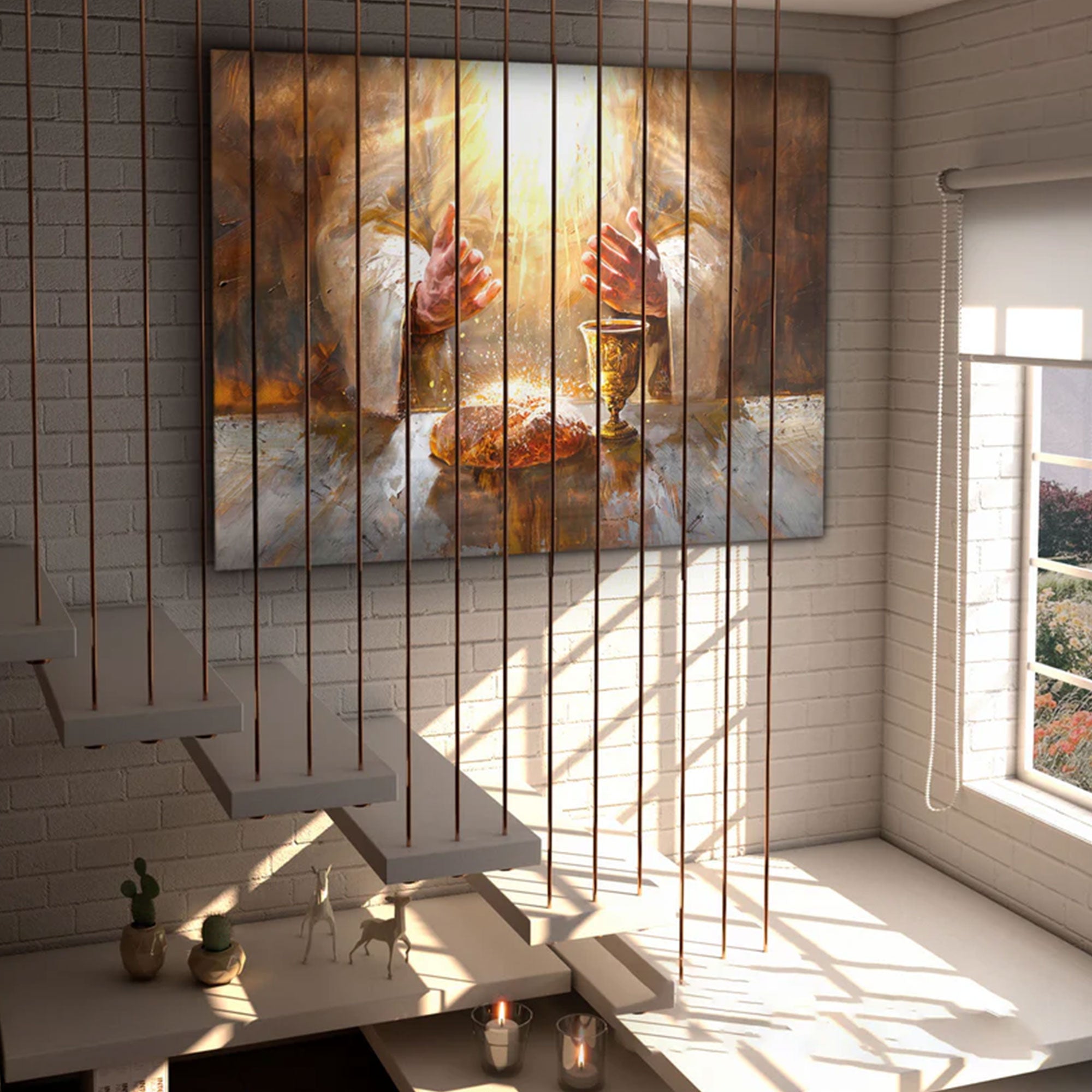 The Legacy of Christ Canvas Print, Jesus Religious Wall Art, Christian Faith Decor, Inspirational Spiritual Artwork