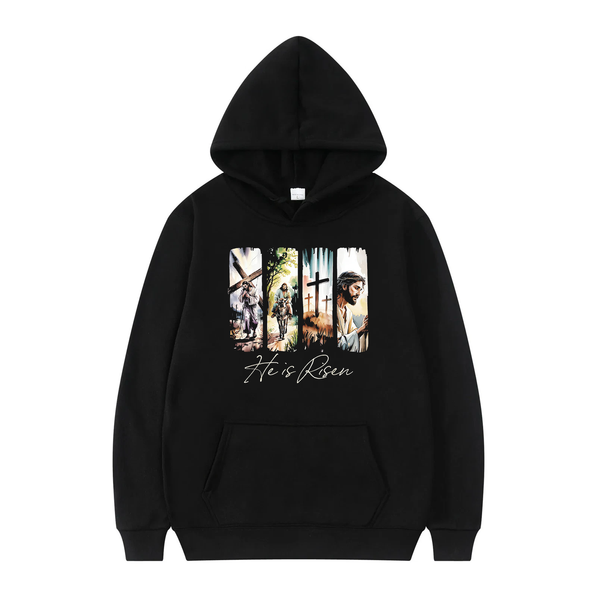 He Is Risen Jesus Shirt, Christian Resurrection Tee, Faith-Based Religious Apparel for Men Women