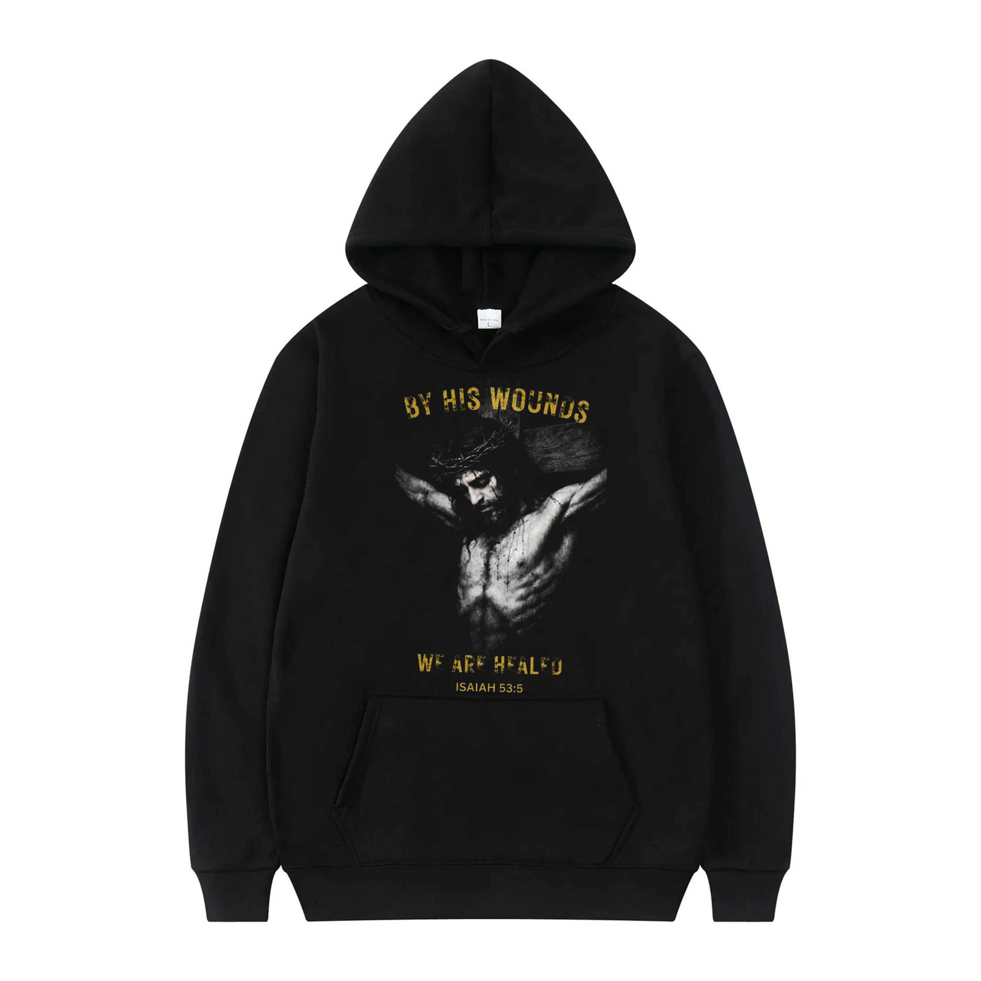 By His Wounds We Are Healed Shirt, Hoodie, Sweatshirt, Comfort Colors Christian Tee Isaiah Verse