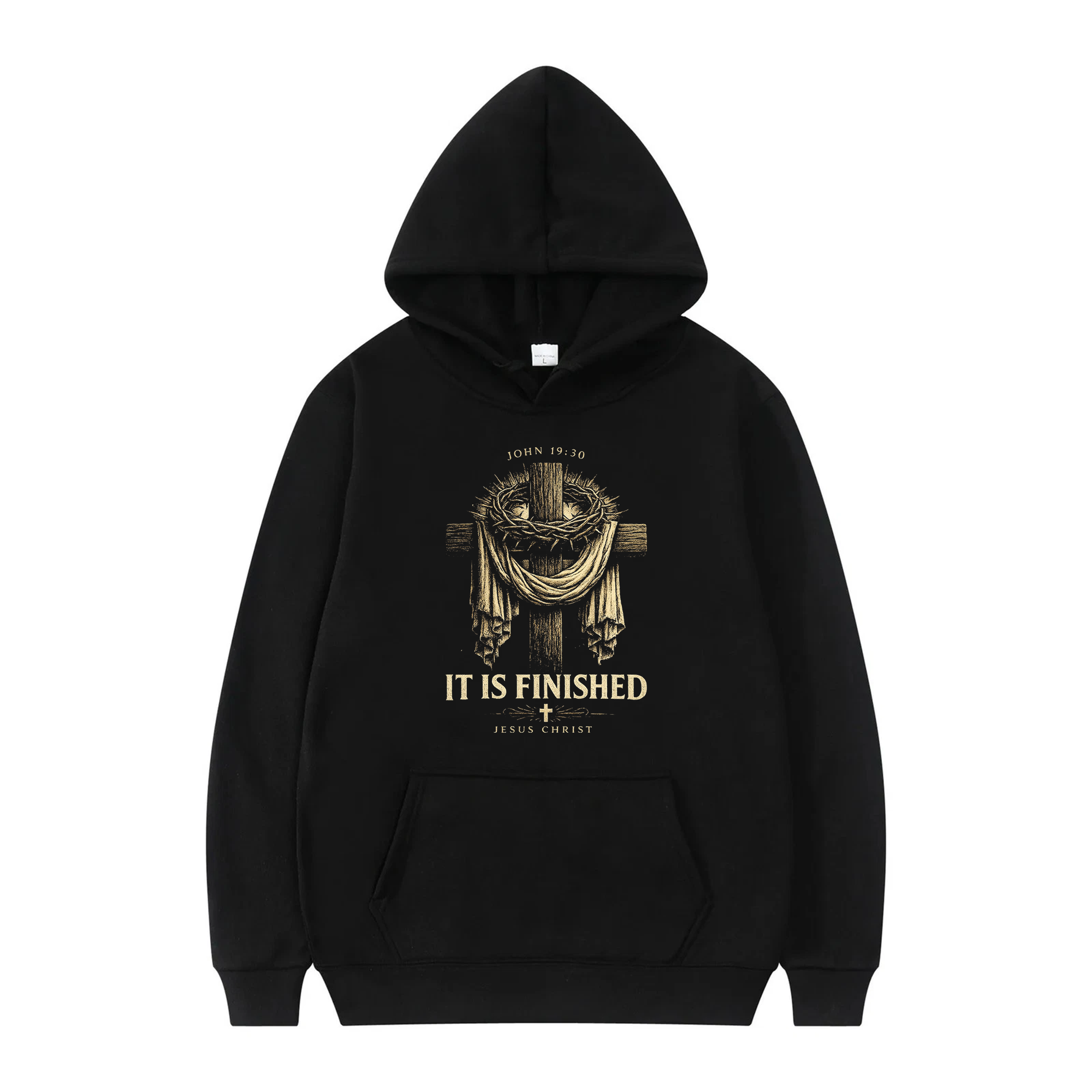 It Is Finished Jesus Christ Shirt, John 19:30 Christian Tee, Cross Faith Religious Apparel for Men Women