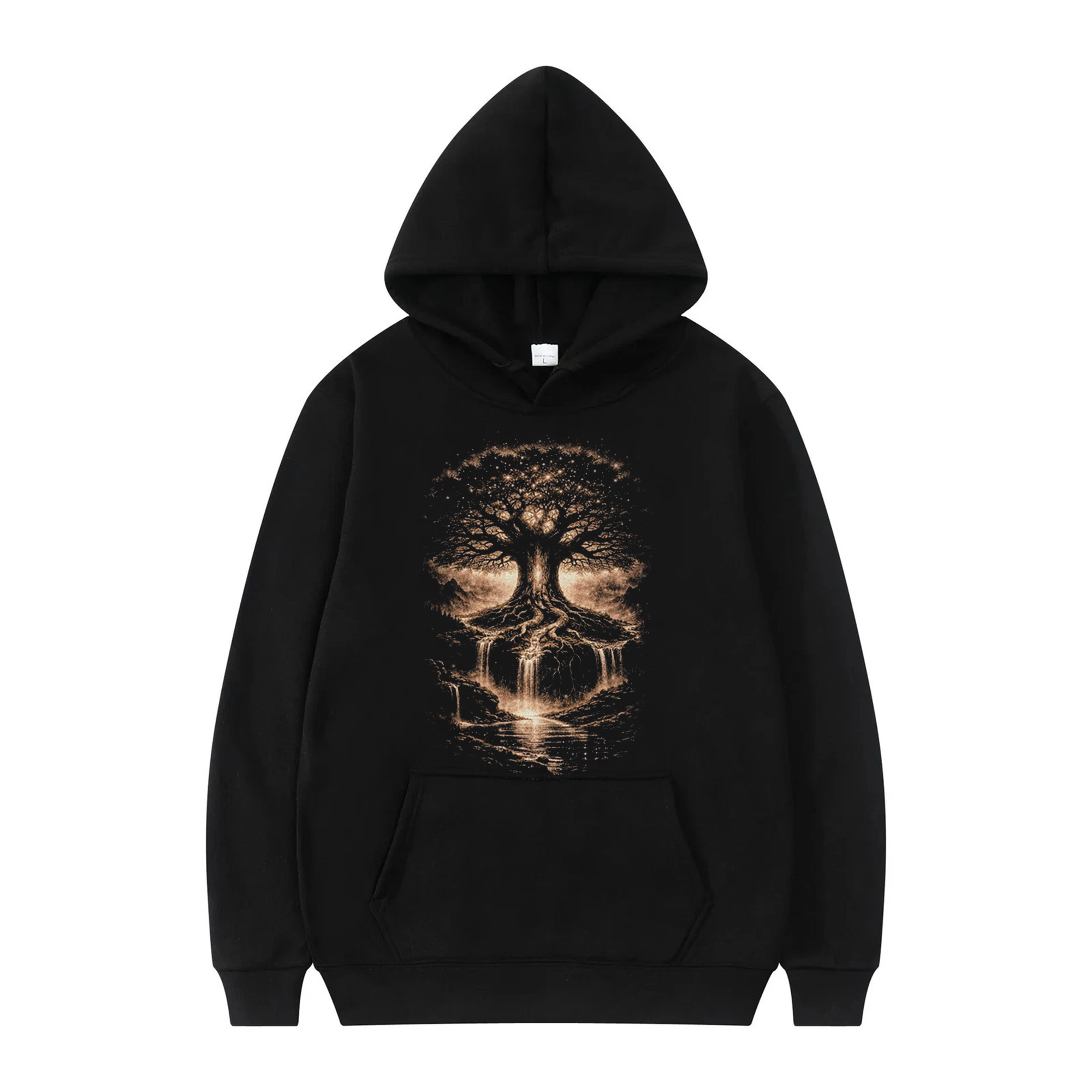 Tree of Life Retro T-Shirt, 90s Vintage Graphic Tee, Celestial Fantasy Nature Apparel