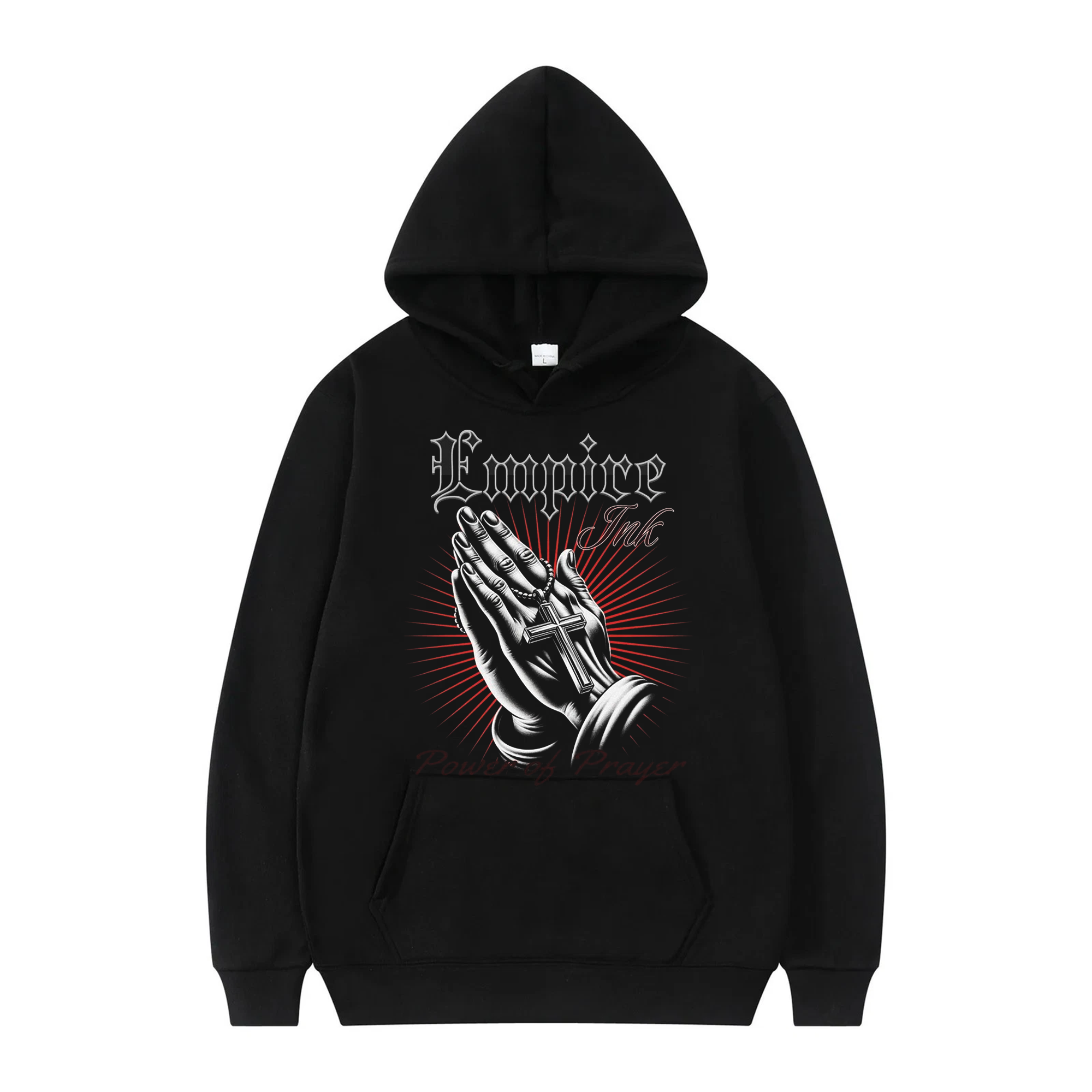 Power of Prayer T-Shirt, Praying Hands Christian Shirt, Religious Faith Apparel