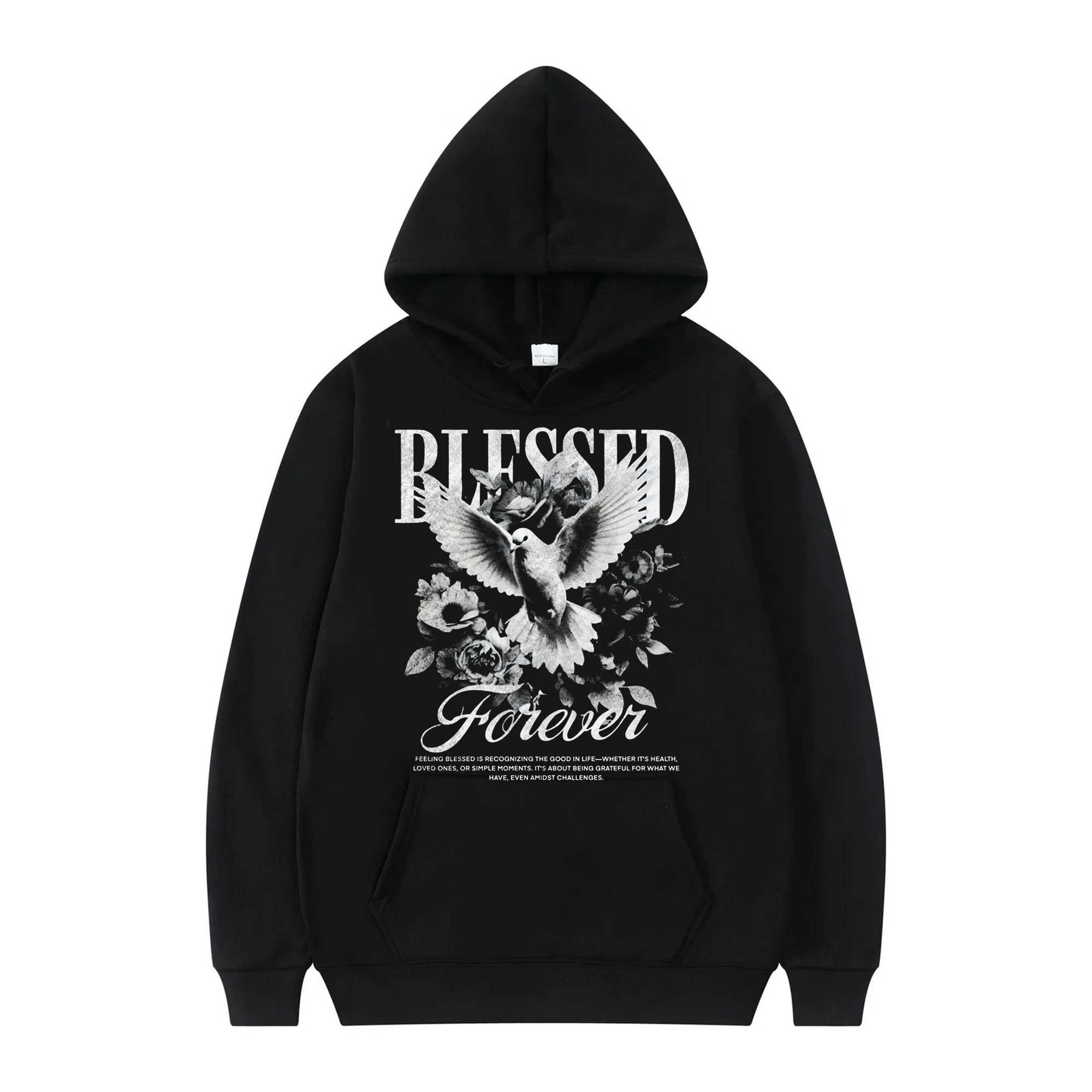 Blessed Forever Christian Streetwear T-Shirt, Faith Based Graphic Tee, Religious Apparel