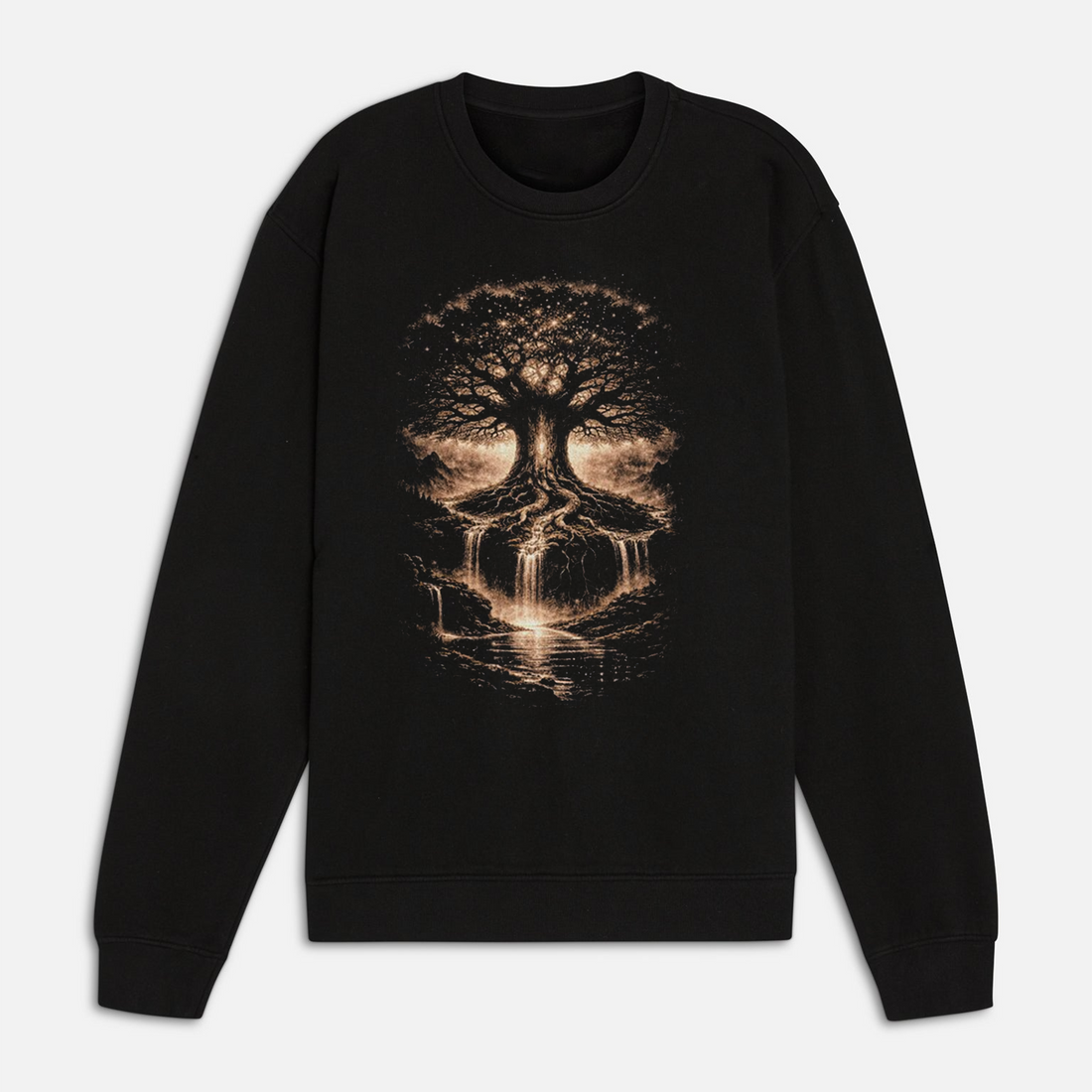 Tree of Life Retro T-Shirt, 90s Vintage Graphic Tee, Celestial Fantasy Nature Apparel