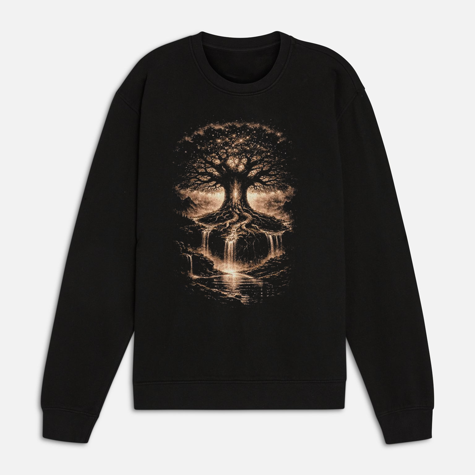 Tree of Life Retro T-Shirt, 90s Vintage Graphic Tee, Celestial Fantasy Nature Apparel