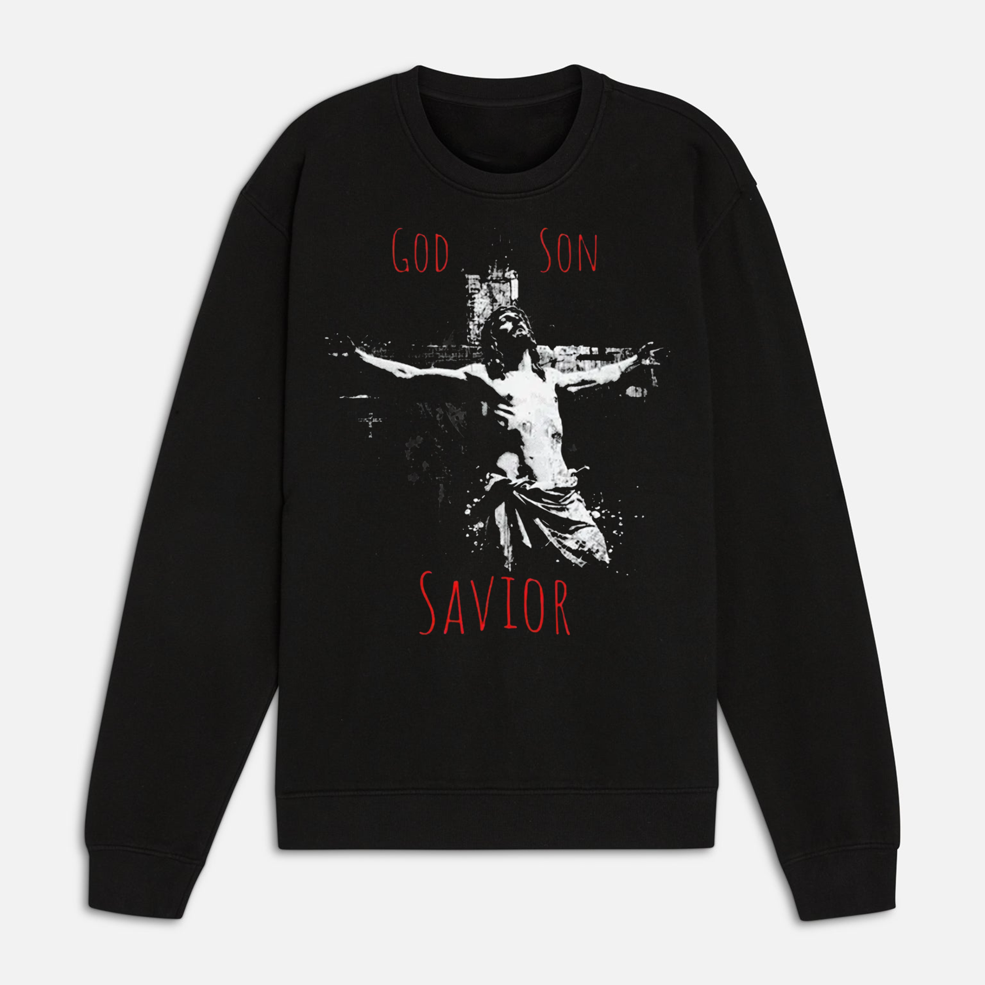 Jesus Christ God Son Savior Shirt, Hoodie, Sweatshirt, Gothic Trash Polka Christian Catholic Tee