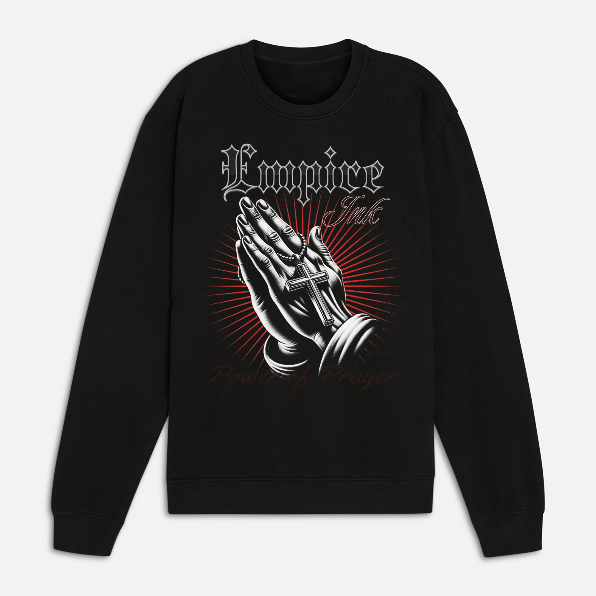 Power of Prayer T-Shirt, Praying Hands Christian Shirt, Religious Faith Apparel