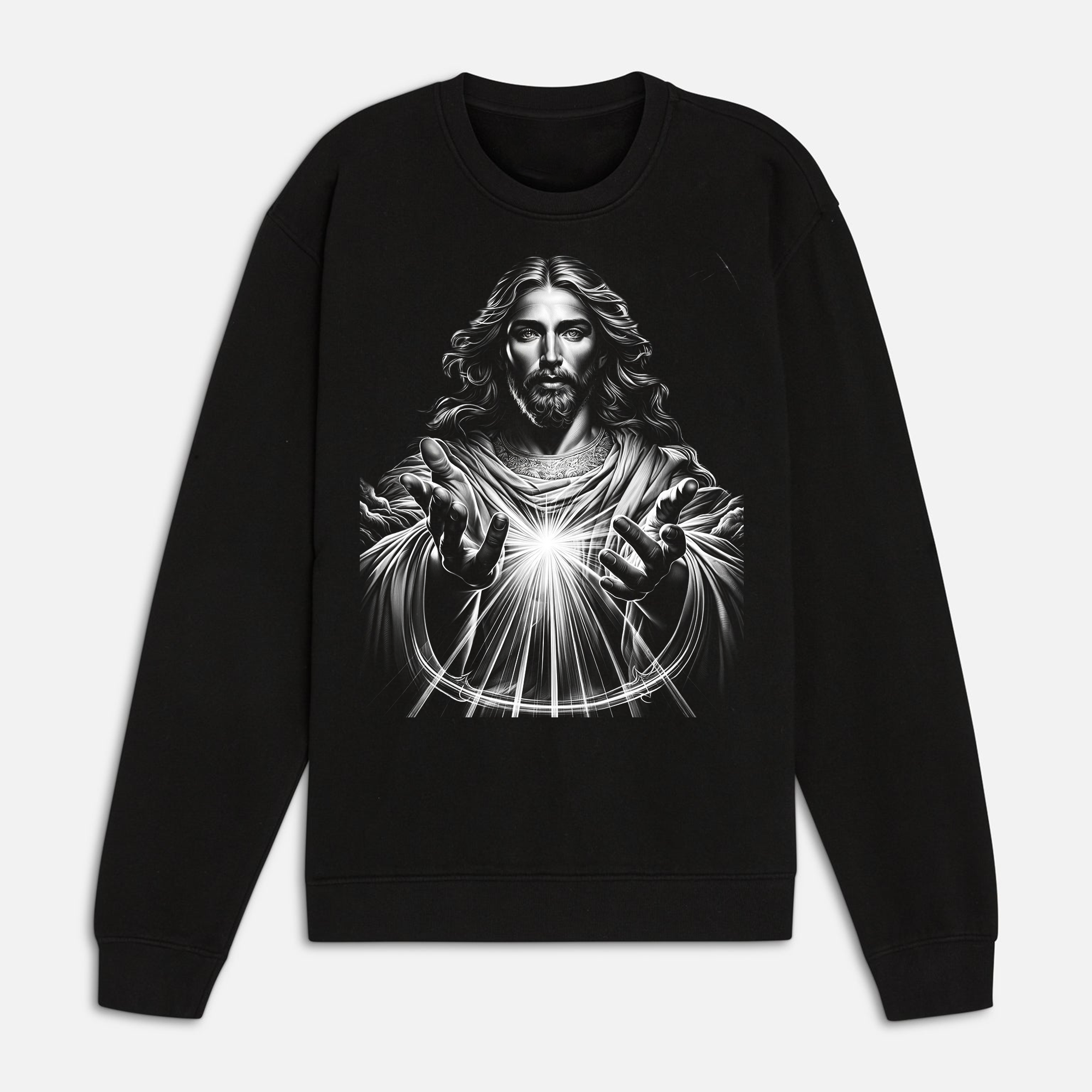 Jesus Hands Reaching Shirt, Christian Graphic Tee, Faith Based Religious Apparel