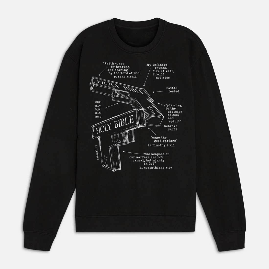 Holy Bible Scripture Diagram Shirt, Christian Faith Study Tee, Word of God Blueprint Design