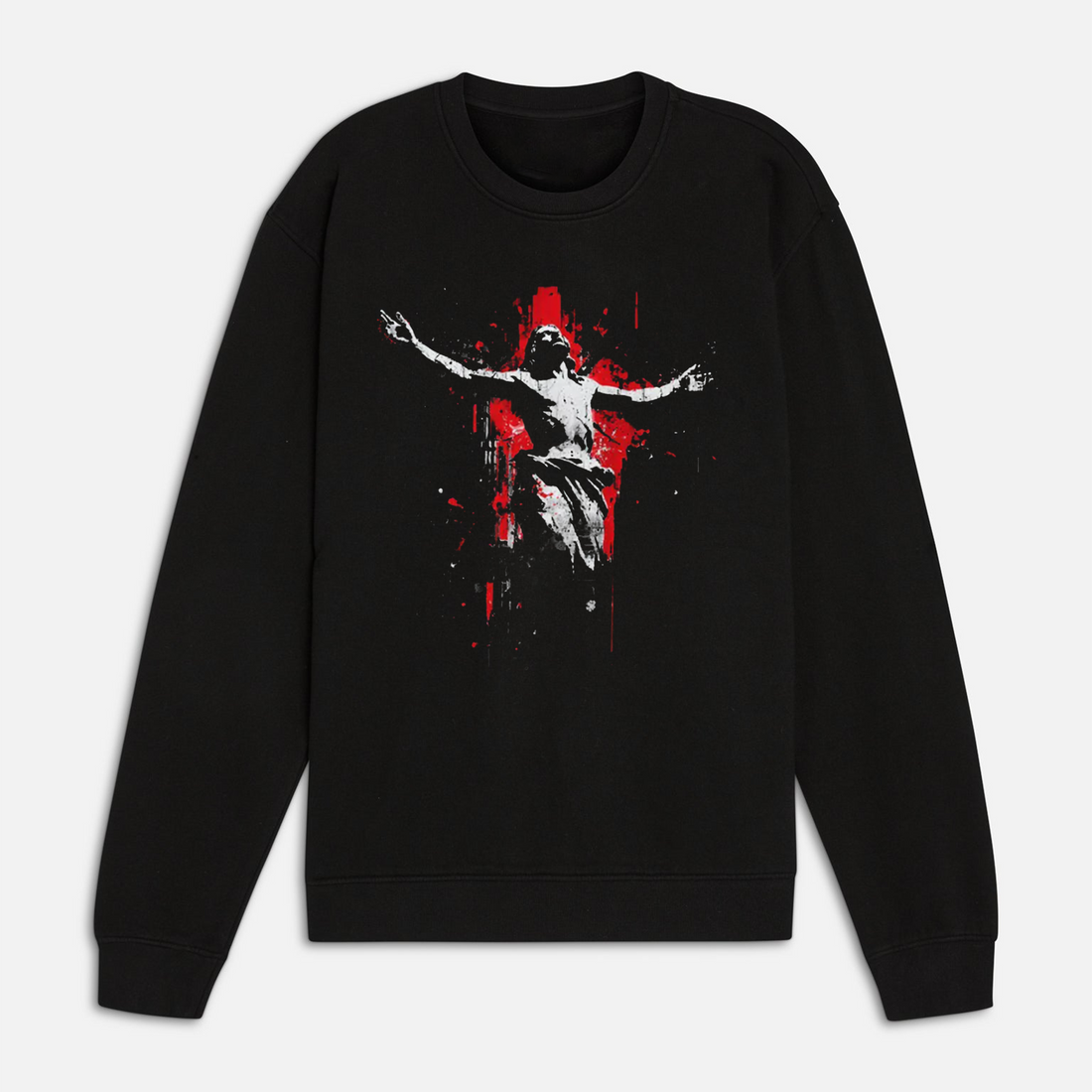 The Ascension of Jesus Shirt, Hoodie, Sweatshirt, Gothic Trash Polka Christian Catholic Art Tee