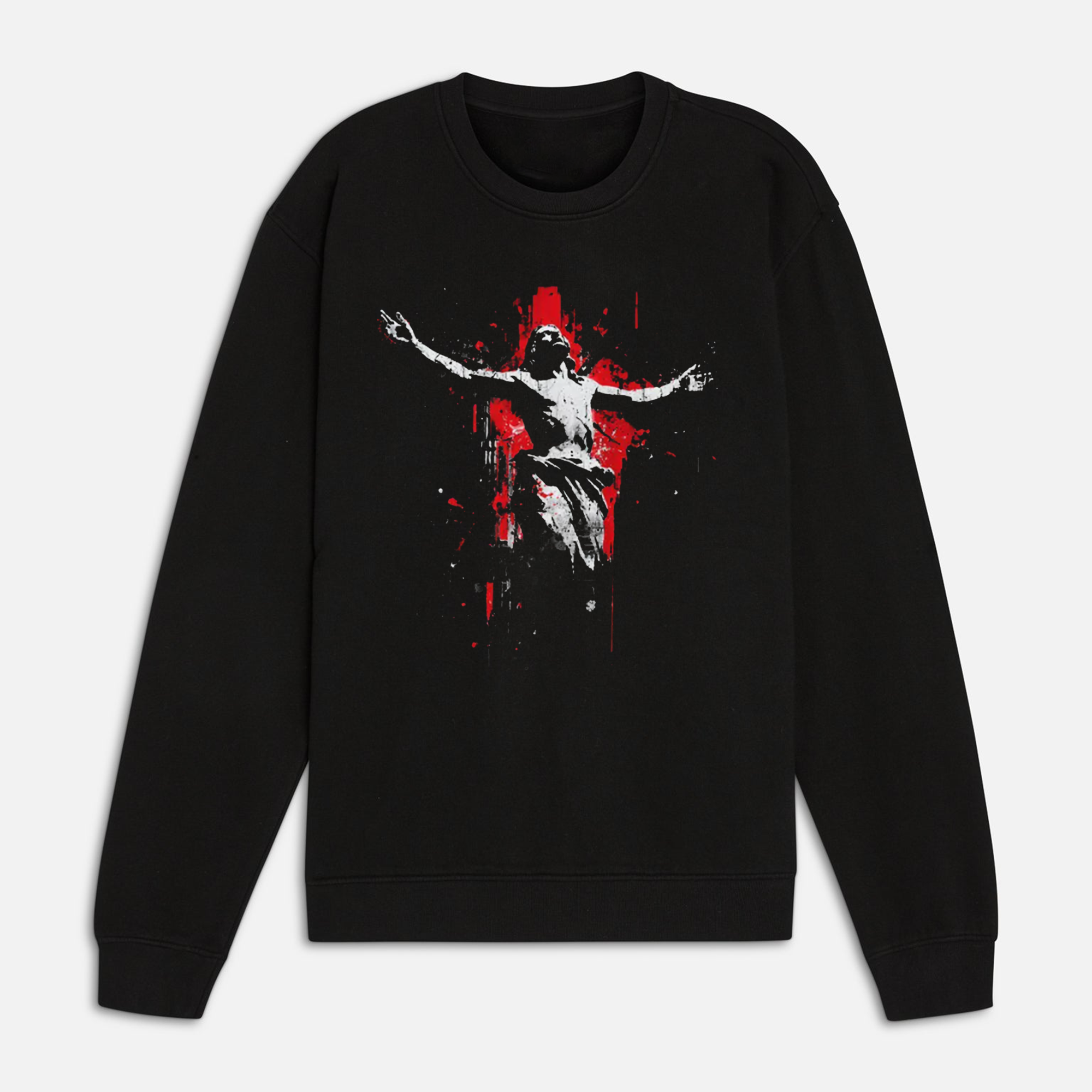 The Ascension of Jesus Shirt, Hoodie, Sweatshirt, Gothic Trash Polka Christian Catholic Art Tee