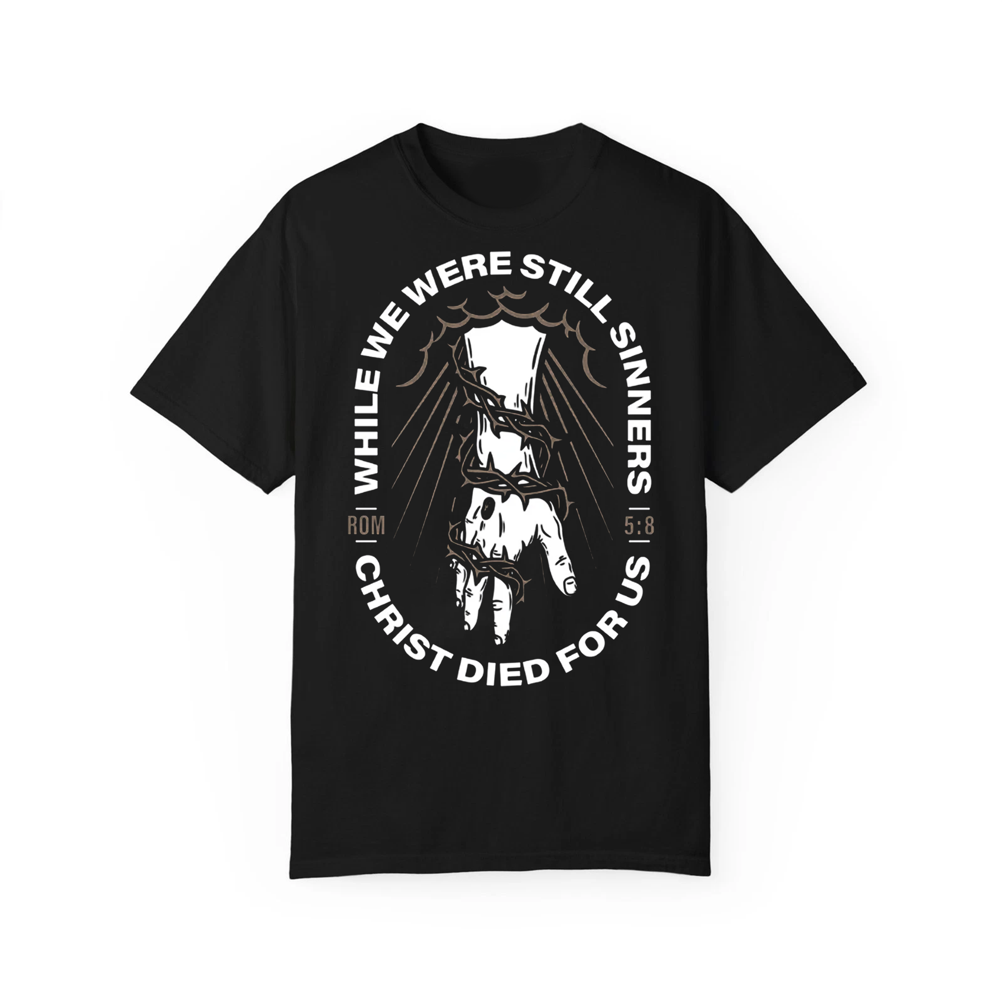 Christ Died For Us Shirt, Christian Faith Tee, Jesus Sacrifice Quote, Religious Gift, Bible Verse Apparel