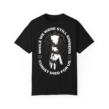 Christ Died For Us Shirt, Christian Faith Tee, Jesus Sacrifice Quote, Religious Gift, Bible Verse Apparel