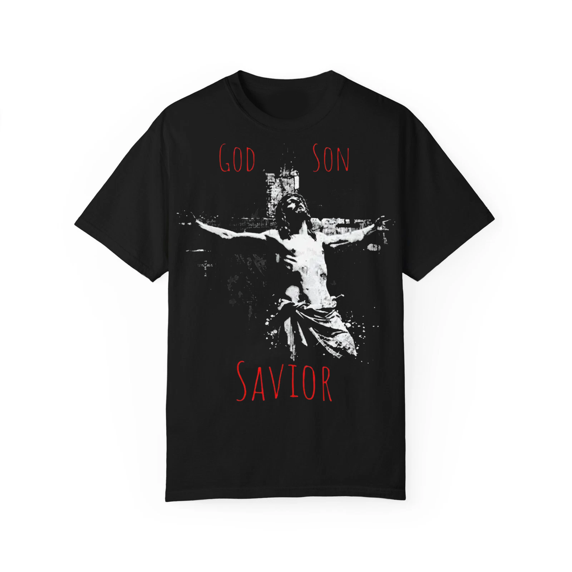 Jesus Christ God Son Savior Shirt, Hoodie, Sweatshirt, Gothic Trash Polka Christian Catholic Tee